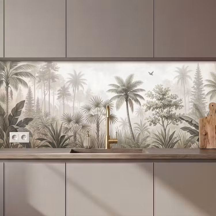 Keuken achterwand - Jungle - Palmbomen - Natuur — 1