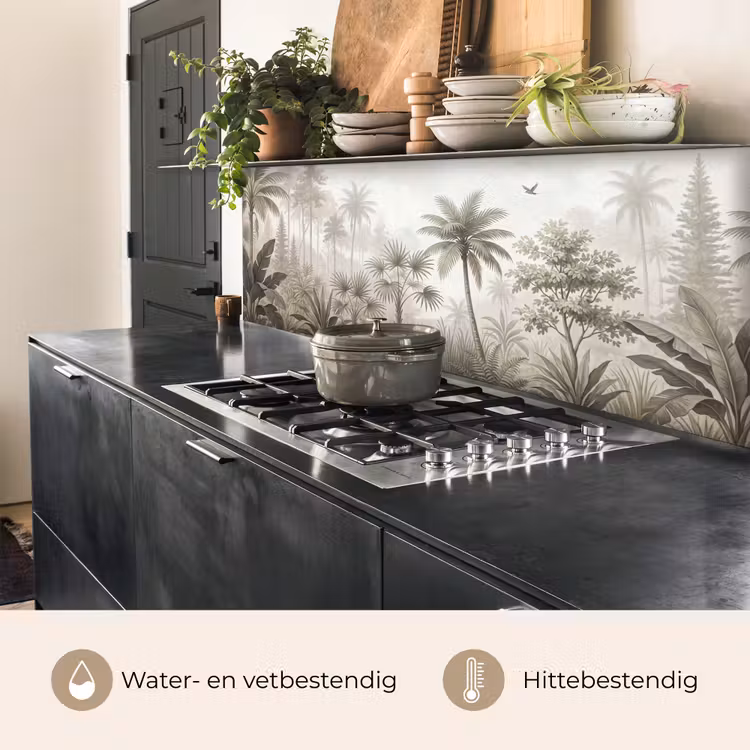 Keuken achterwand - Jungle - Palmbomen - Natuur — 5