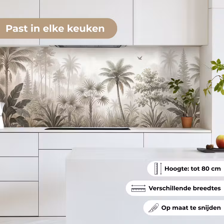 Keuken achterwand - Jungle - Palmbomen - Natuur — 7