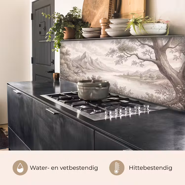 Keuken achterwand - Landschap - Bergen - Meer - Natuur — 5