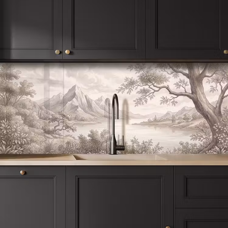 Keuken achterwand - Landschap - Bergen - Meer - Natuur — 6