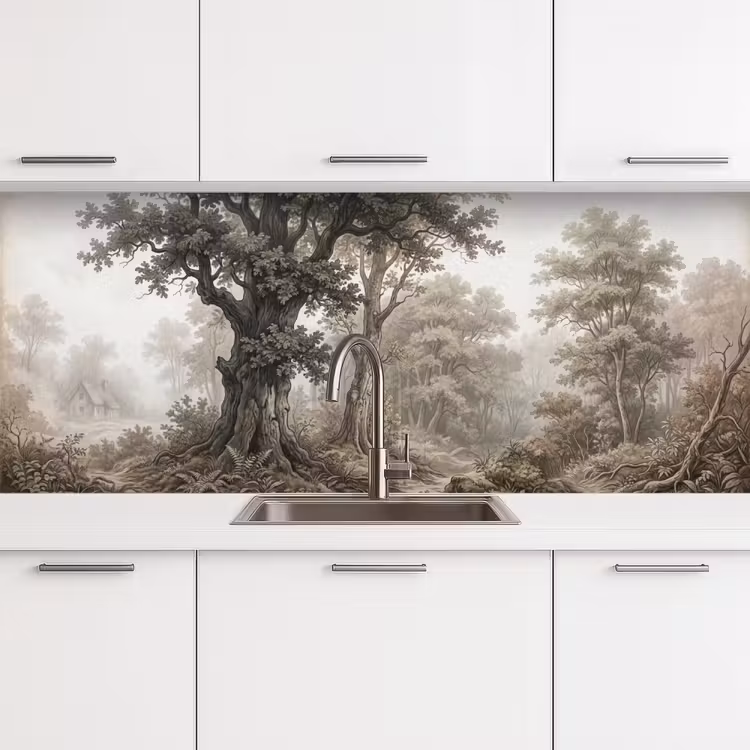Keuken achterwand - Natuur - Bos - Eik — 4