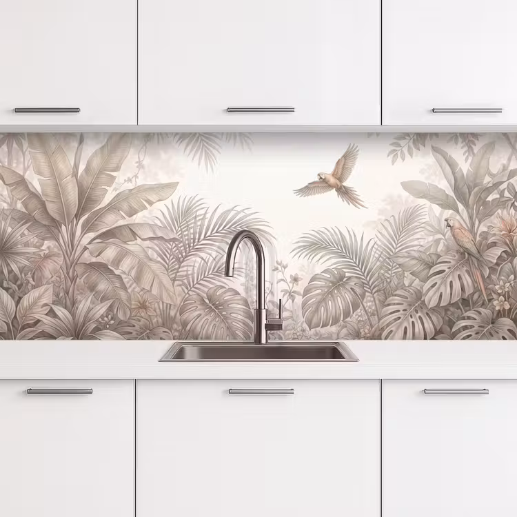 Keuken achterwand - Papagaai - Jungle - Tropisch — 4