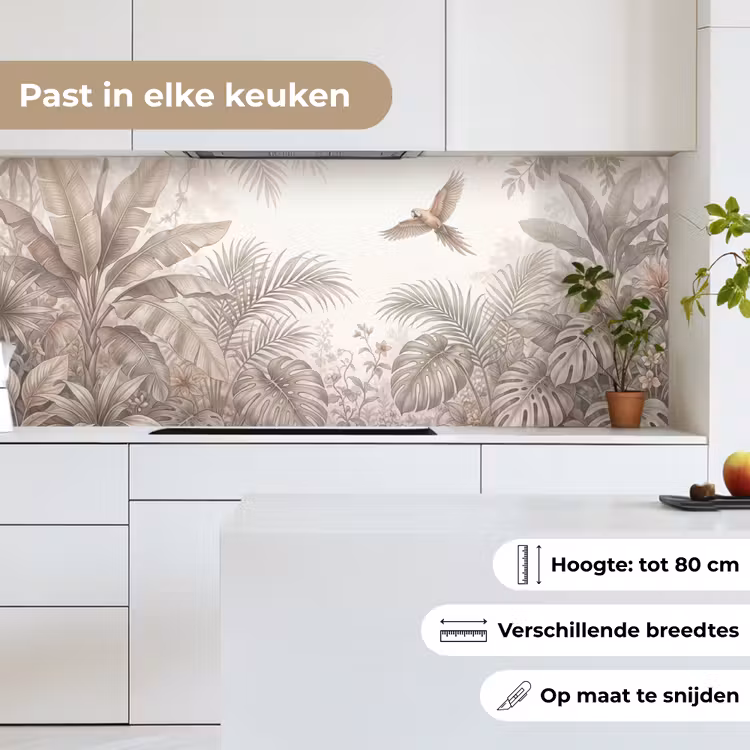 Keuken achterwand - Papagaai - Jungle - Tropisch — 7