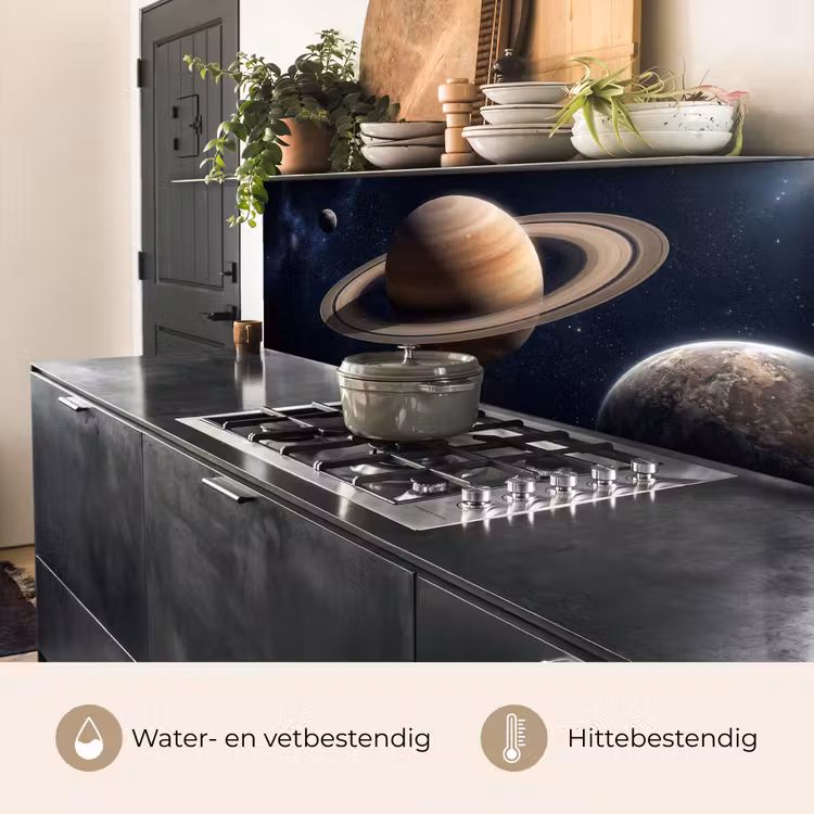 Keuken achterwand - Planeten - Saturnus - Ruimte — 5