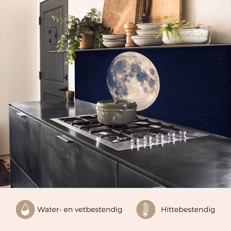 Keuken achterwand - Ruimte - Maan - Kosmos — 5