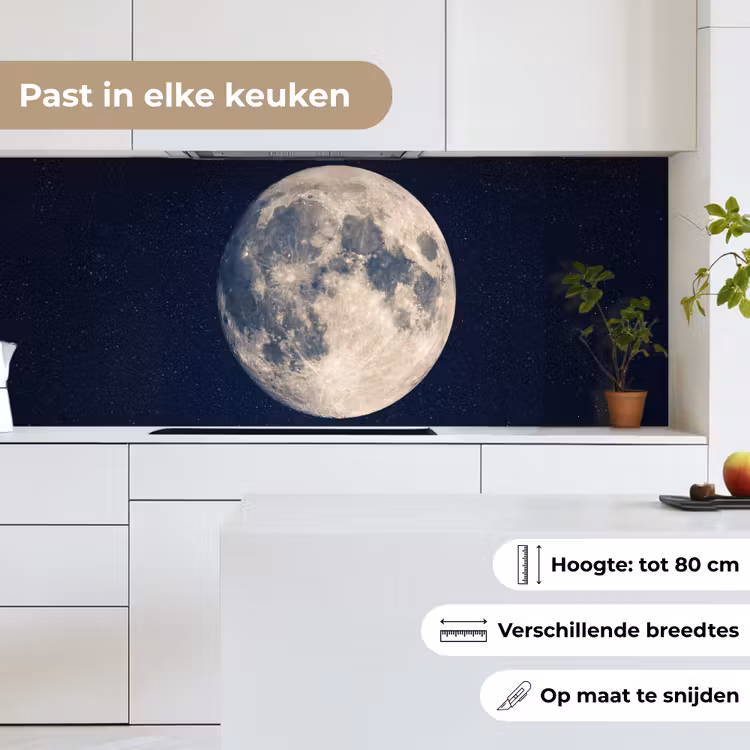 Keuken achterwand - Ruimte - Maan - Kosmos — 7