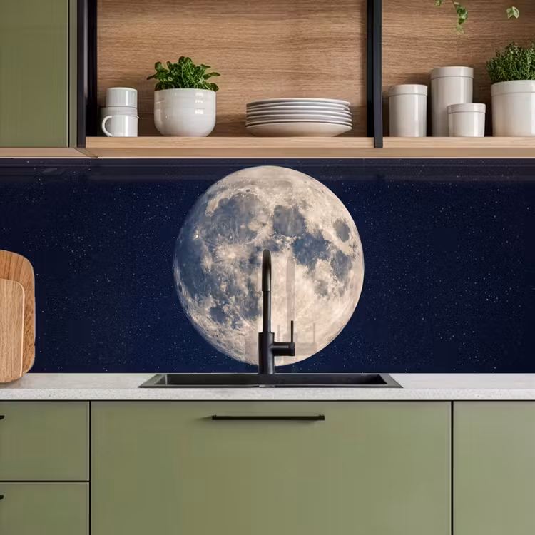 Keuken achterwand - Ruimte - Maan - Kosmos — 8
