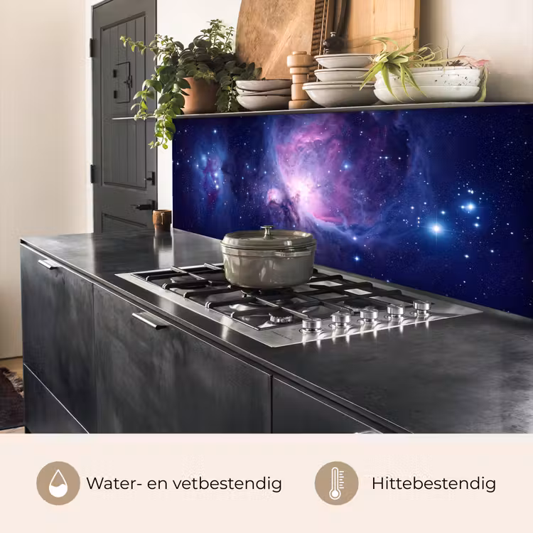 Keuken achterwand - Ruimte - Sterren - Kleurrijk — 5