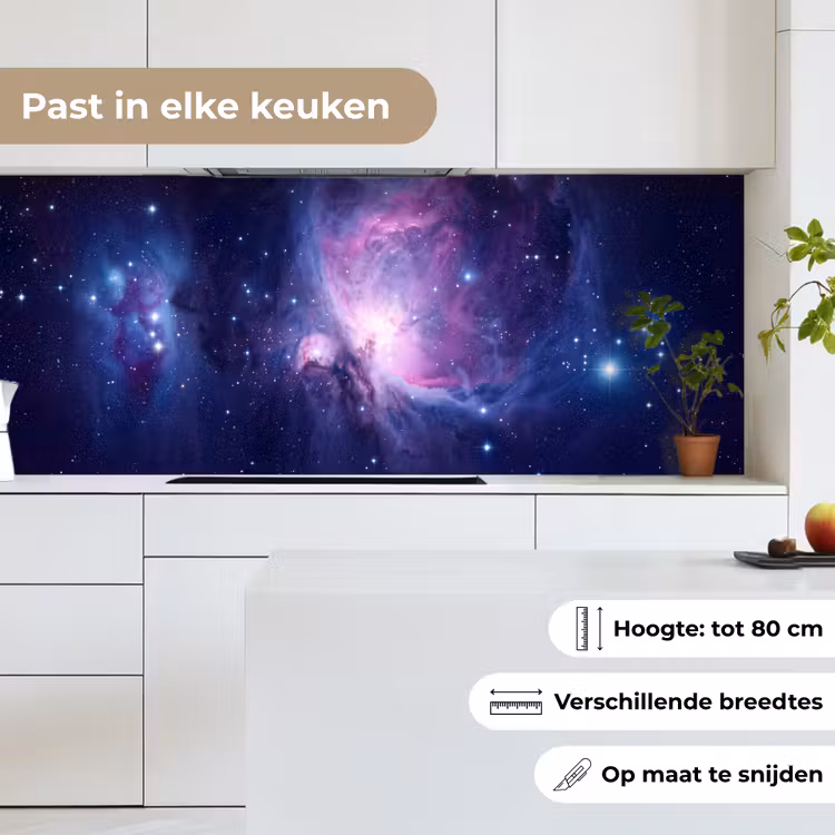 Keuken achterwand - Ruimte - Sterren - Kleurrijk — 7