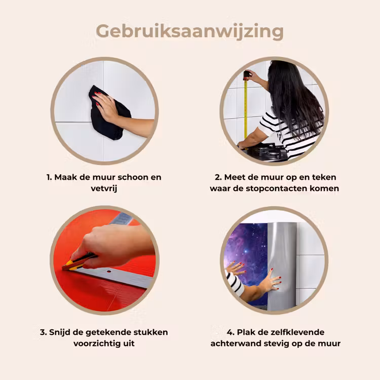 Keuken achterwand - Ruimte - Sterren - Kleurrijk — 9