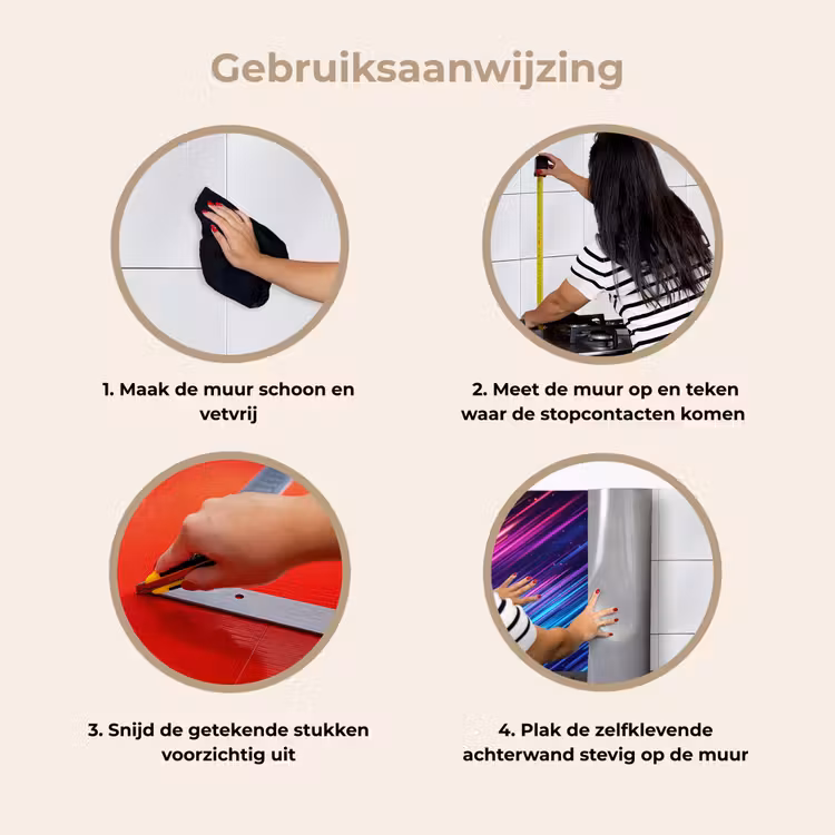 Keuken achterwand - Snelheid - Kosmos - Kleurrijk — 9