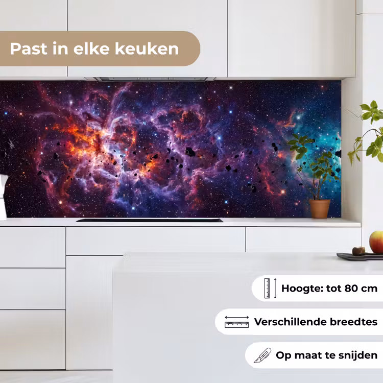 Keuken achterwand - Space - Stars - Abstract - Colorful — 7