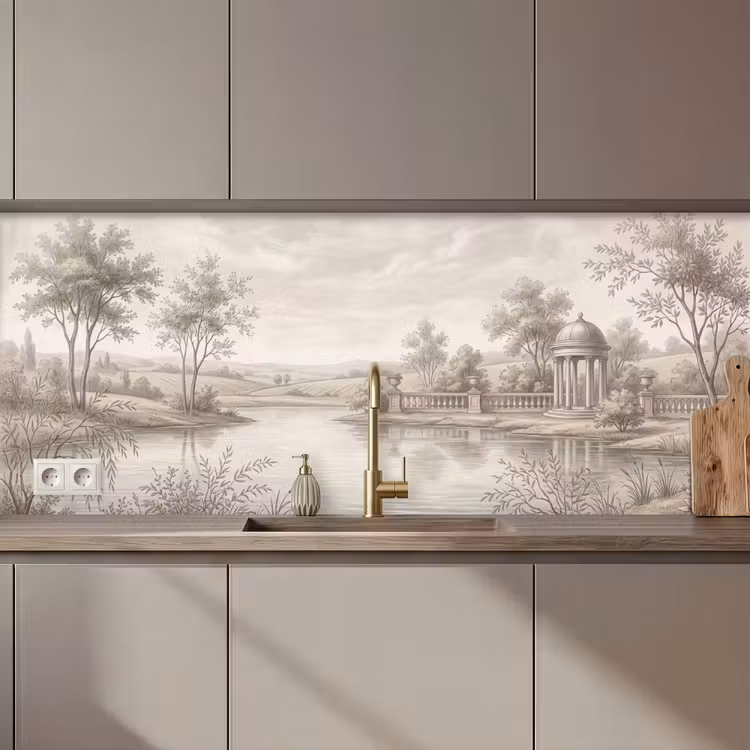 Keuken achterwand - Terras - Water - Natuur - Landschap — 1