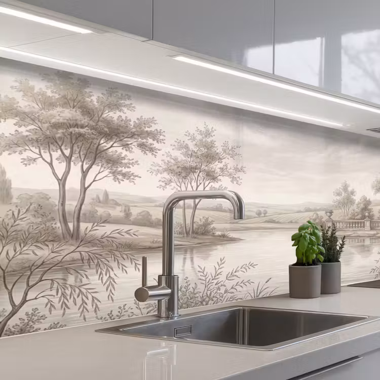 Keuken achterwand - Terras - Water - Natuur - Landschap — 2