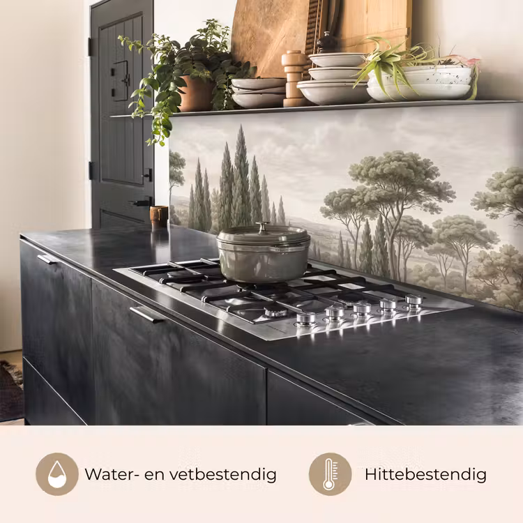 Keuken achterwand - Vallei - Bos - Natuur - Groen — 5