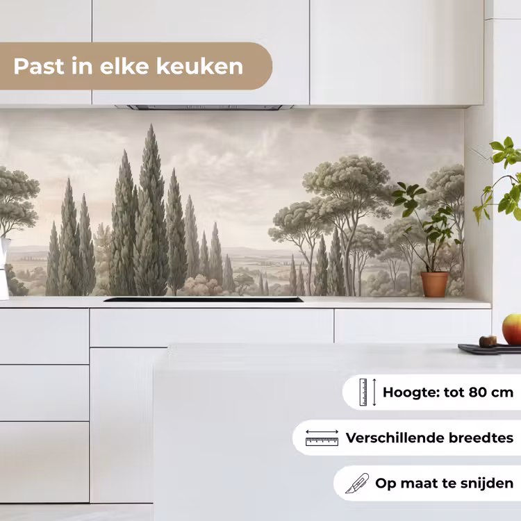 Keuken achterwand - Vallei - Bos - Natuur - Groen — 7