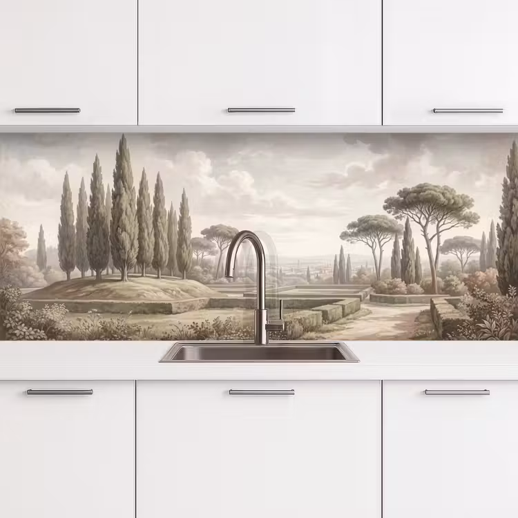 Keuken achterwand - Vallei - Tuin - Natuur - Groen — 4
