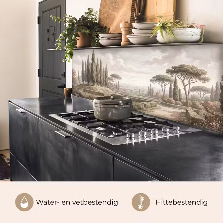Keuken achterwand - Vallei - Tuin - Natuur - Groen — 5