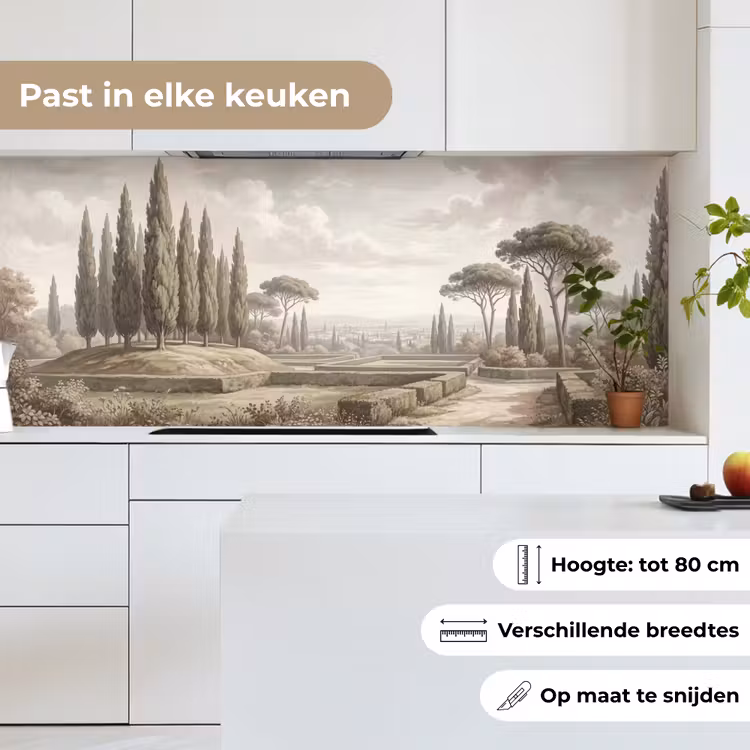 Keuken achterwand - Vallei - Tuin - Natuur - Groen — 7