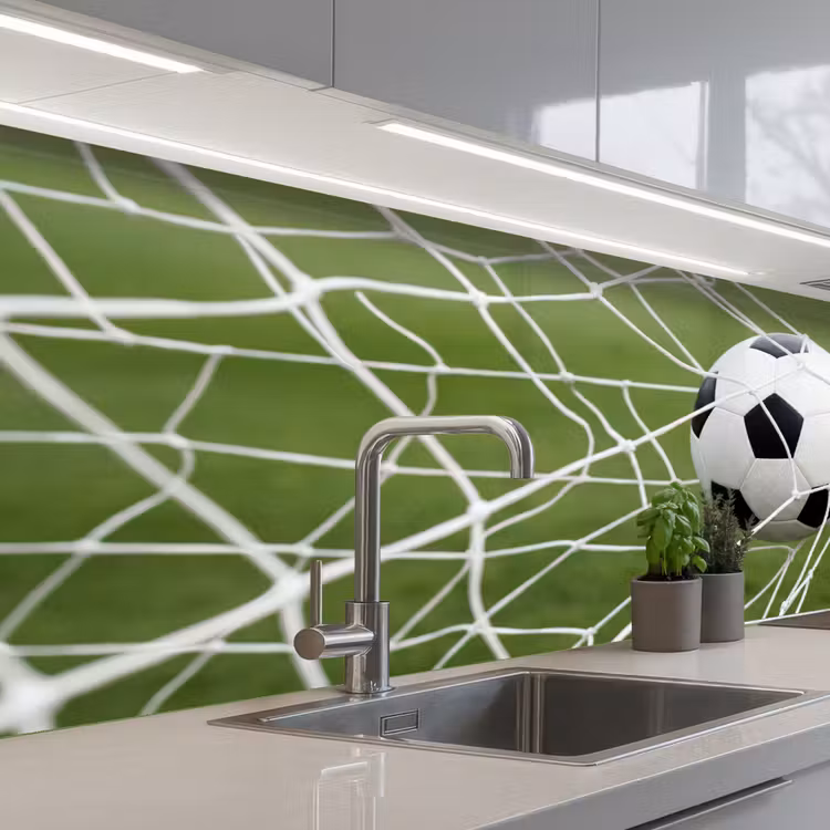 Keuken achterwand - Voetbal - Goal - Net - Sport — 2