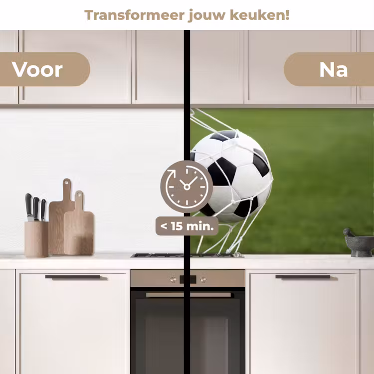 Keuken achterwand - Voetbal - Goal - Net - Sport — 3