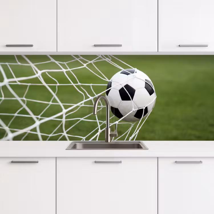 Keuken achterwand - Voetbal - Goal - Net - Sport — 4