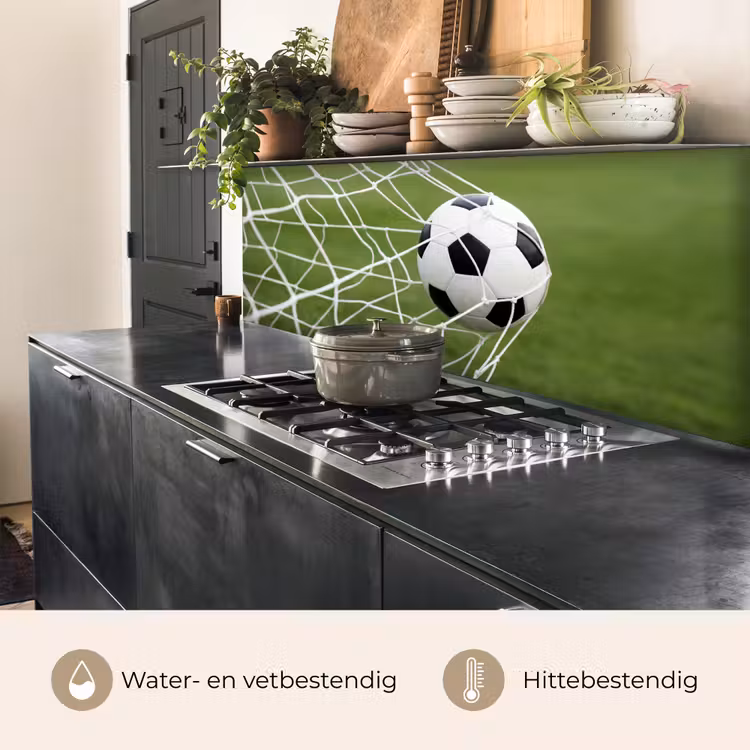 Keuken achterwand - Voetbal - Goal - Net - Sport — 5