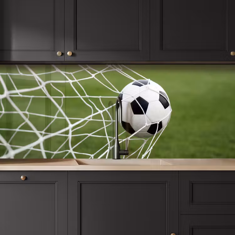 Keuken achterwand - Voetbal - Goal - Net - Sport — 6
