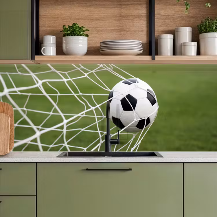 Keuken achterwand - Voetbal - Goal - Net - Sport — 8