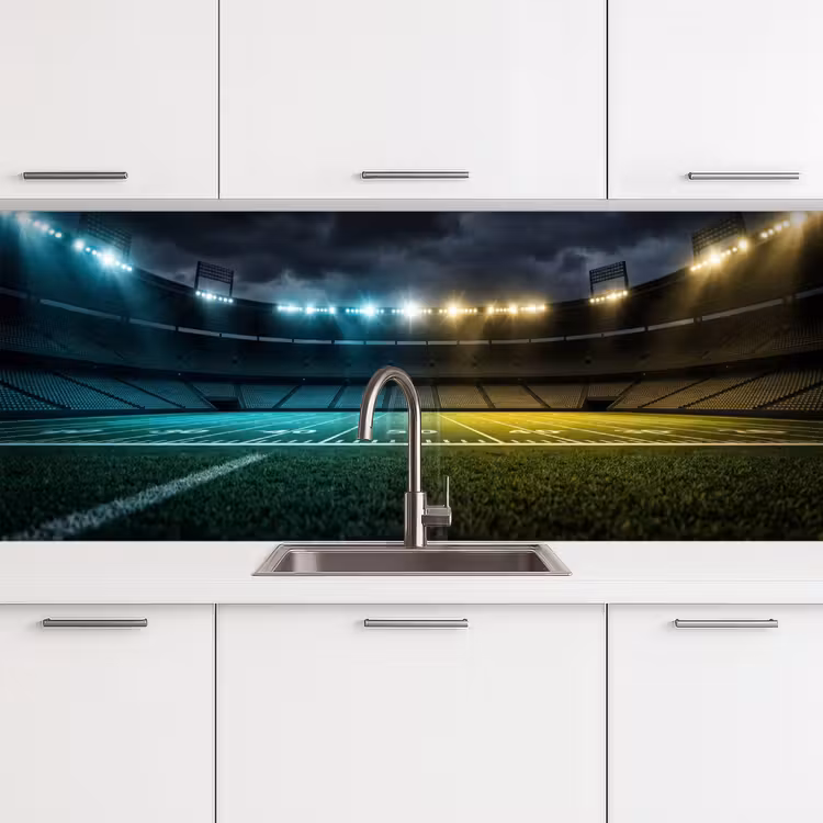 Keuken achterwand - Voetbal - Stadion - Nacht - Modern — 4