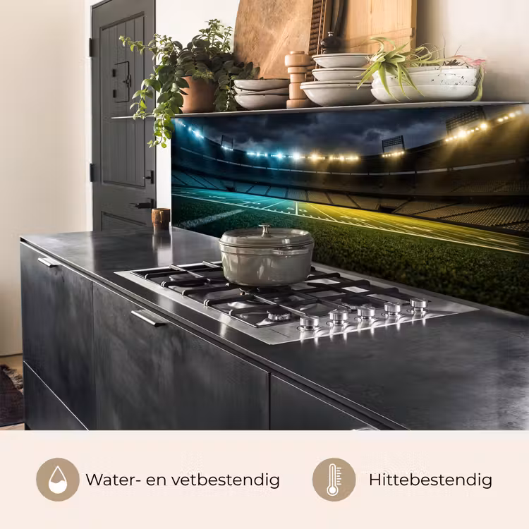 Keuken achterwand - Voetbal - Stadion - Nacht - Modern — 5