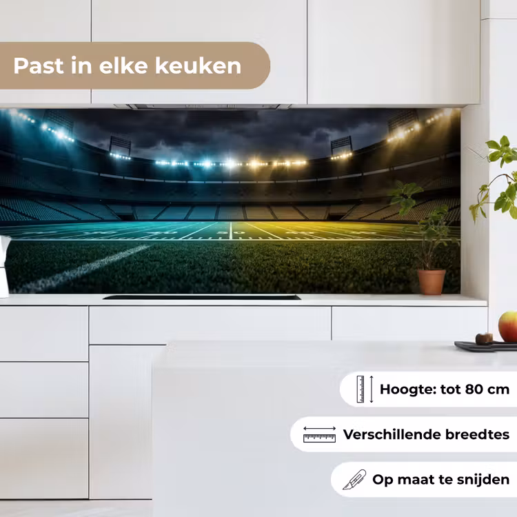Keuken achterwand - Voetbal - Stadion - Nacht - Modern — 7
