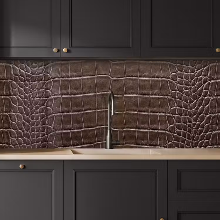 Keuken achterwand - Leer - Krokodil - Mat — 6