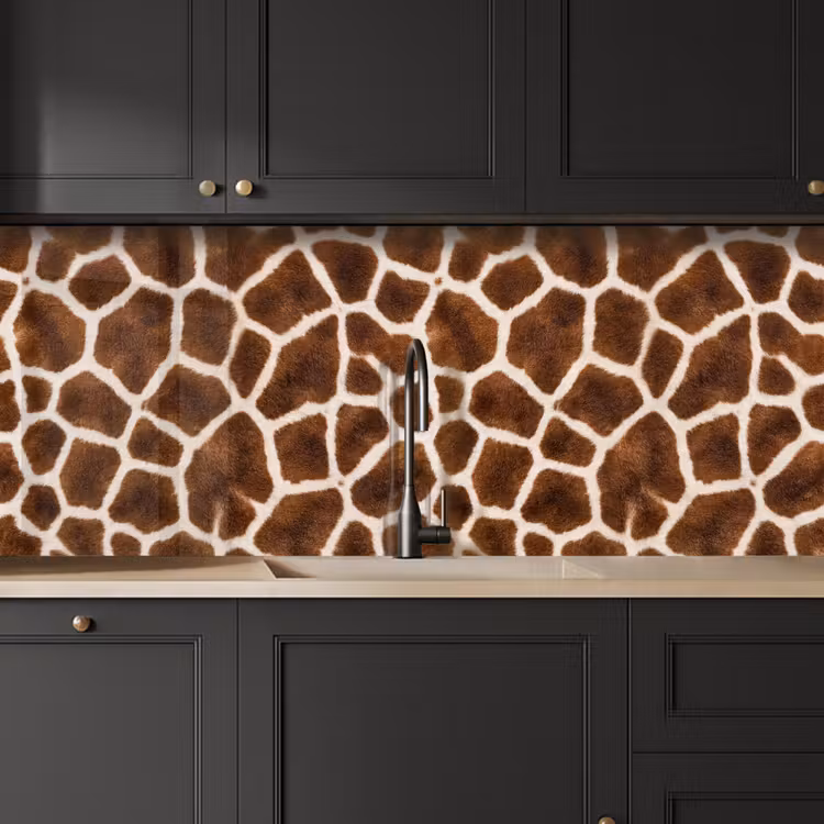 Keuken achterwand - Giraf - Vacht - Klassiek - Bruin — 6