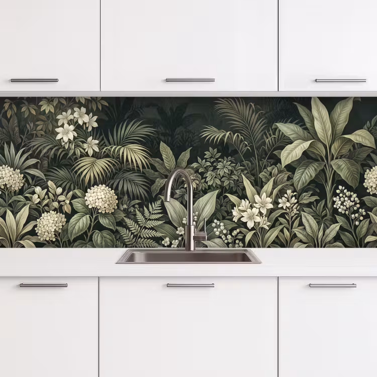 Keuken achterwand - Jungle - Bladeren - Botanisch - Groen — 4