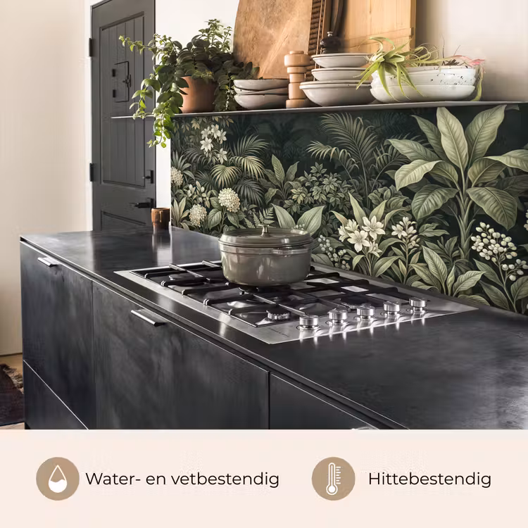 Keuken achterwand - Jungle - Bladeren - Botanisch - Groen — 5