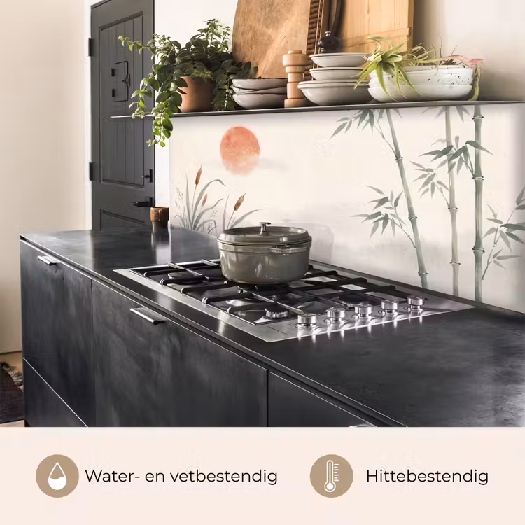 Keuken achterwand - Minimalistisch - Bamboe - Groen — 5