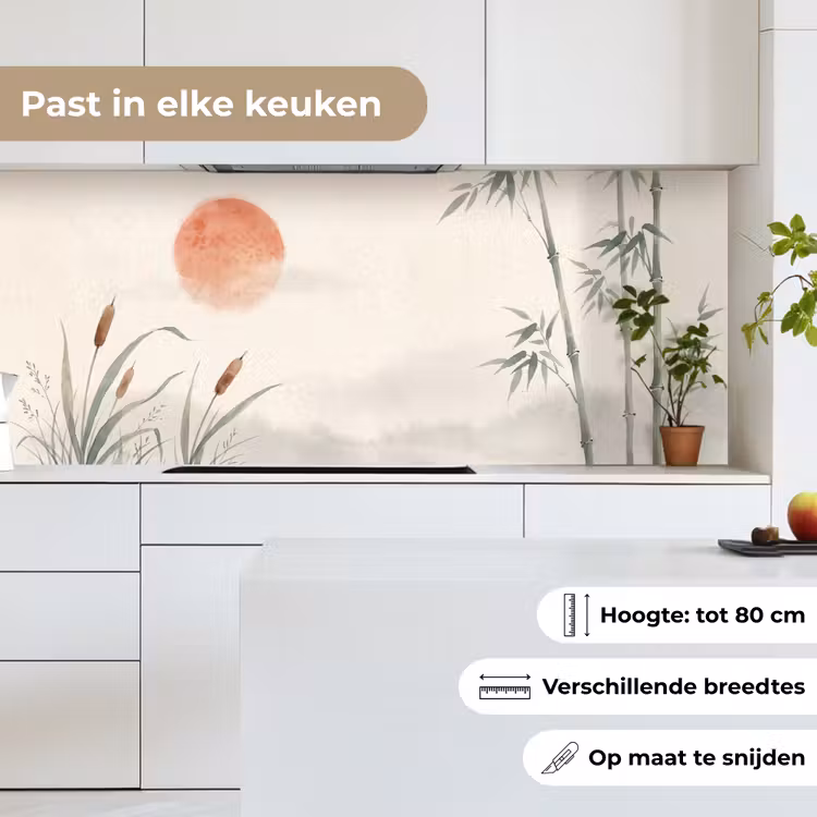 Keuken achterwand - Minimalistisch - Bamboe - Groen — 7