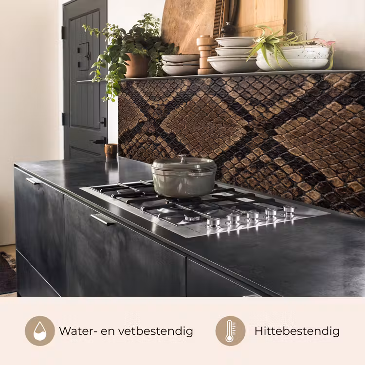 Keuken achterwand - Python - Schubben - Brons — 5
