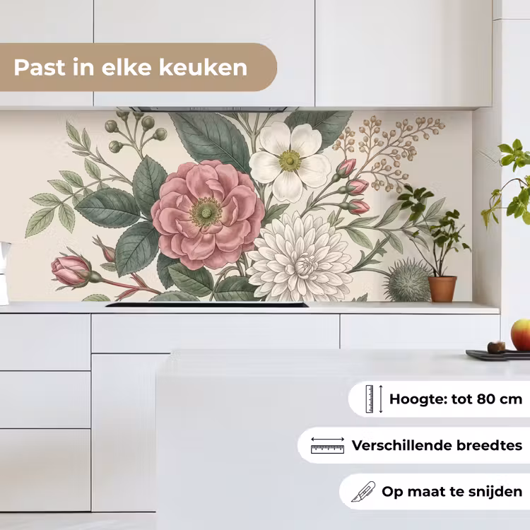 Keuken achterwand - Romantisch - Design - Kleurrijk — 7