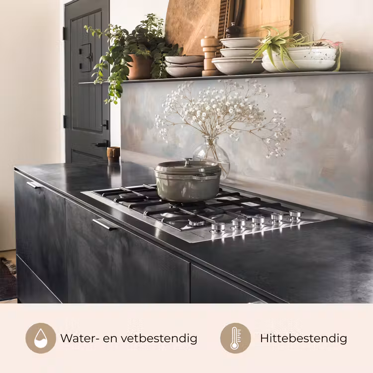 Keuken achterwand - Vaas - Gipskruid - Wit — 5