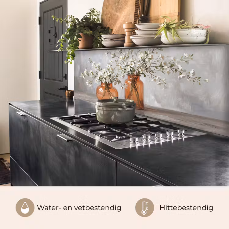 Keuken achterwand - Vazen - Bloemen - Oranje — 5