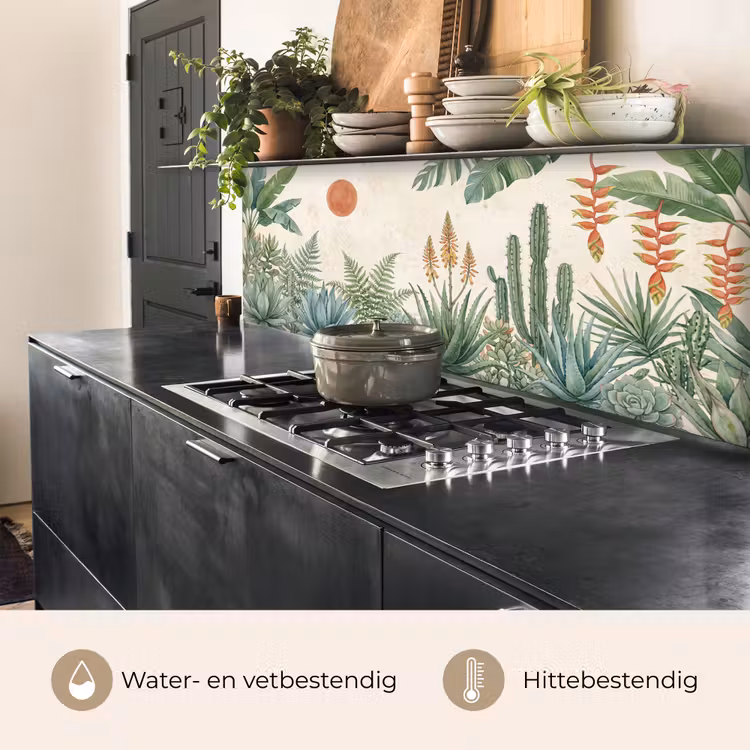 Keuken achterwand - Woestijn - Planten - Groen — 5