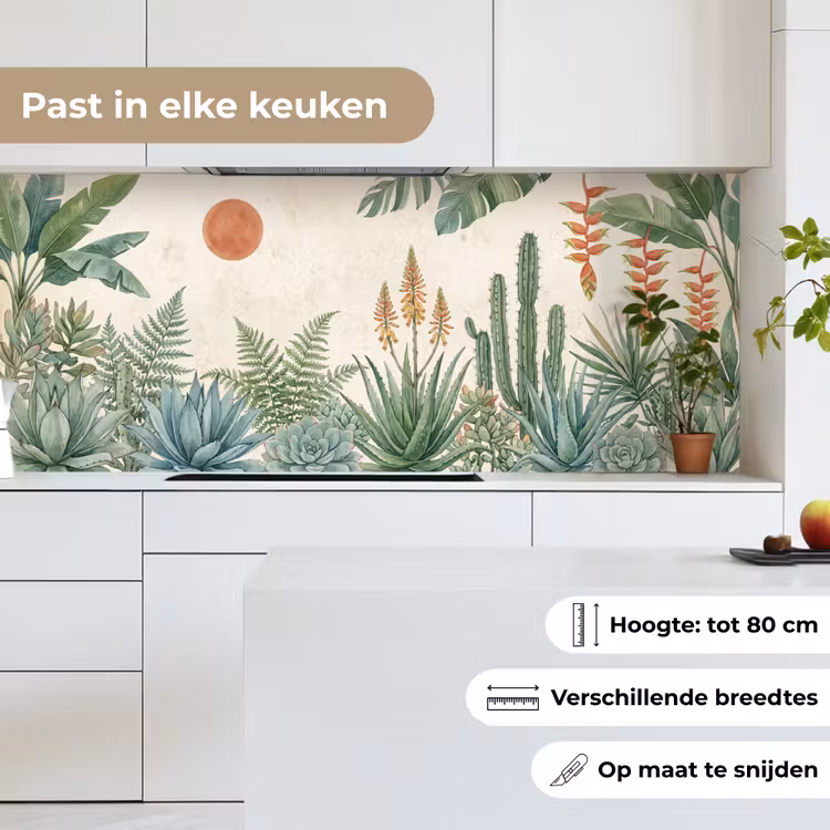 Keuken achterwand - Woestijn - Planten - Groen — 7
