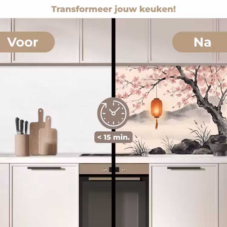 Keuken achterwand - Zon - Japans - Traditioneel — 3