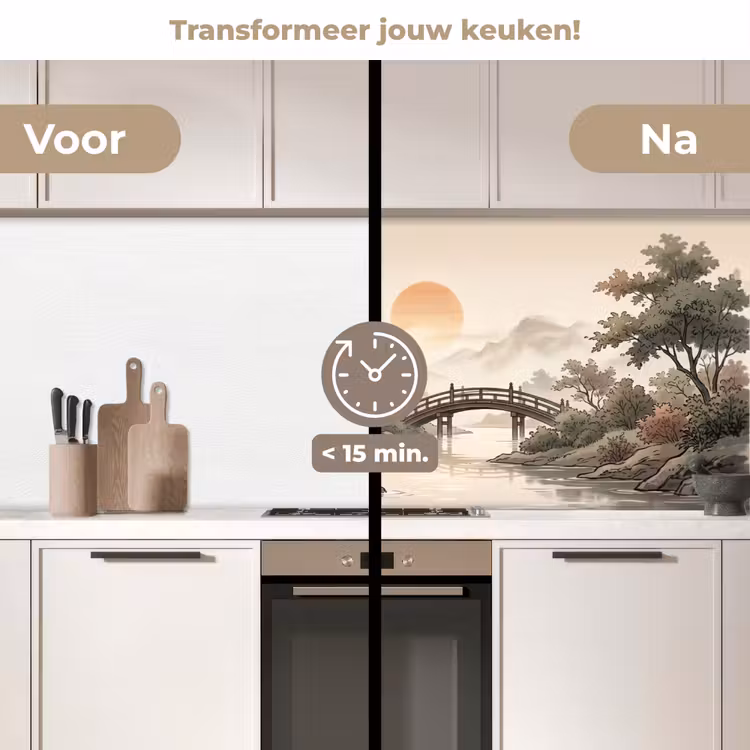 Keuken achterwand - Azië - Landschap - Kleurrijk — 3