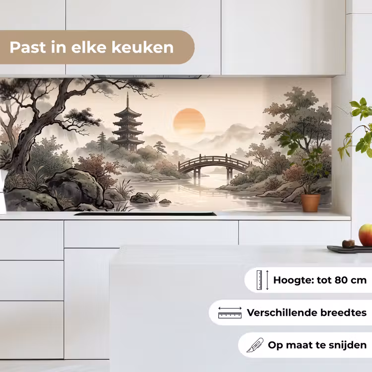 Keuken achterwand - Azië - Landschap - Kleurrijk — 7