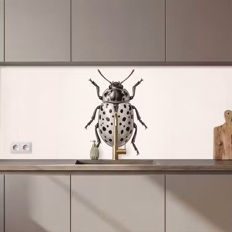 Keuken achterwand - Kever - Insect - Vintage — 1