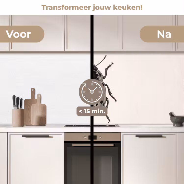 Keuken achterwand - Kever - Insect - Vintage — 3